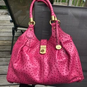 Brahmin Elisa Pink Satchel